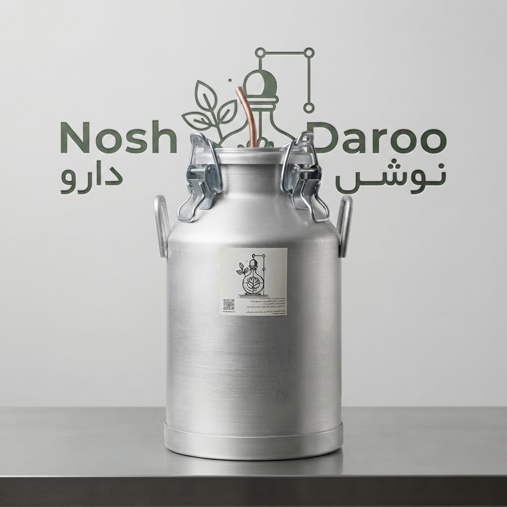 دیگ تقطیر20لیتری مخزن بیدون عرقگیری20لیتری